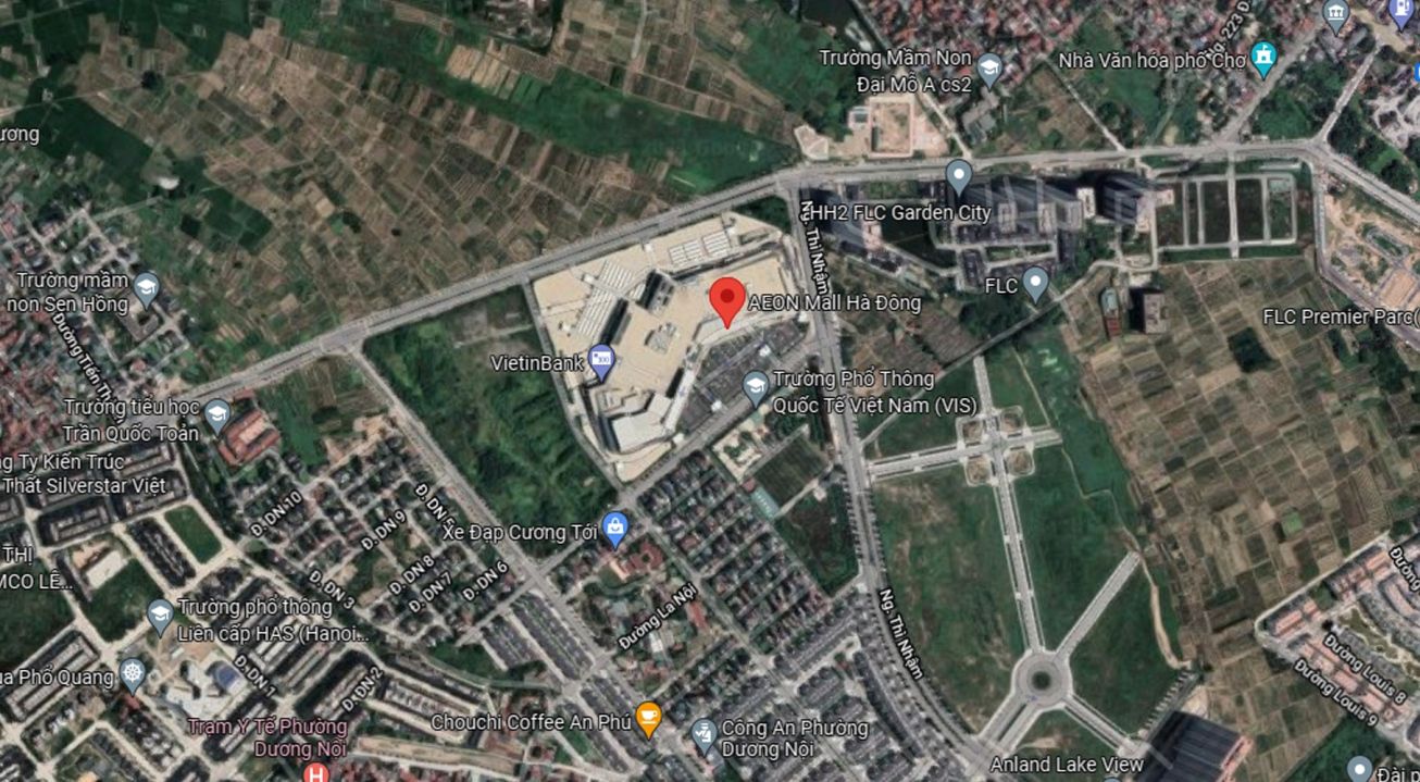 Aeon HaDong Vitri Aeon Hà Đông - Vị trí