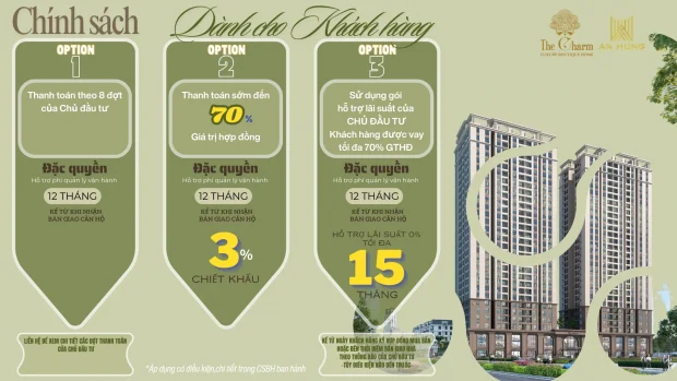 Chính sách bán hàng The Charm An Hưng tháng 3/2025