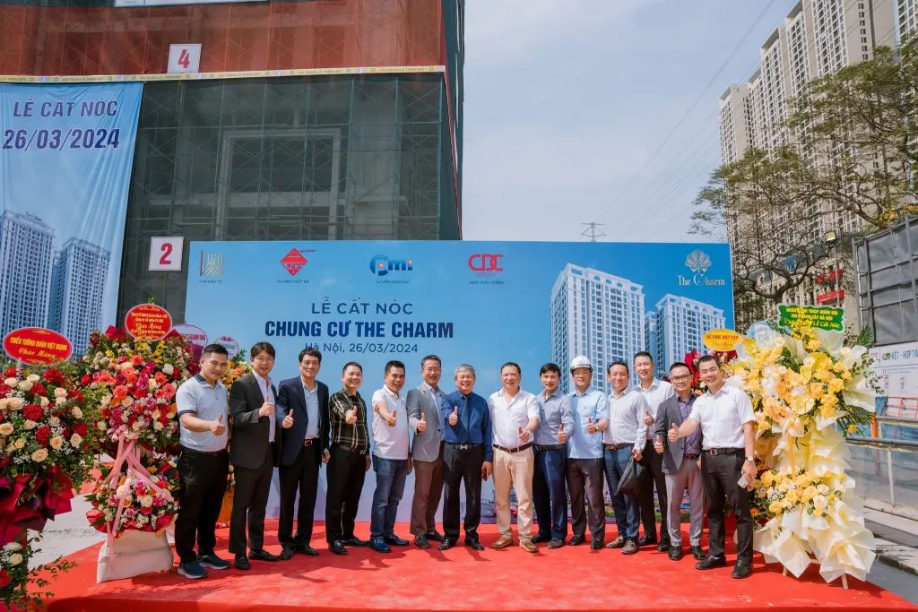 Le Cat Noc Chung Cu The Charm An Hung Lễ Cất Nóc Chung Cư The Charm An Hưng
