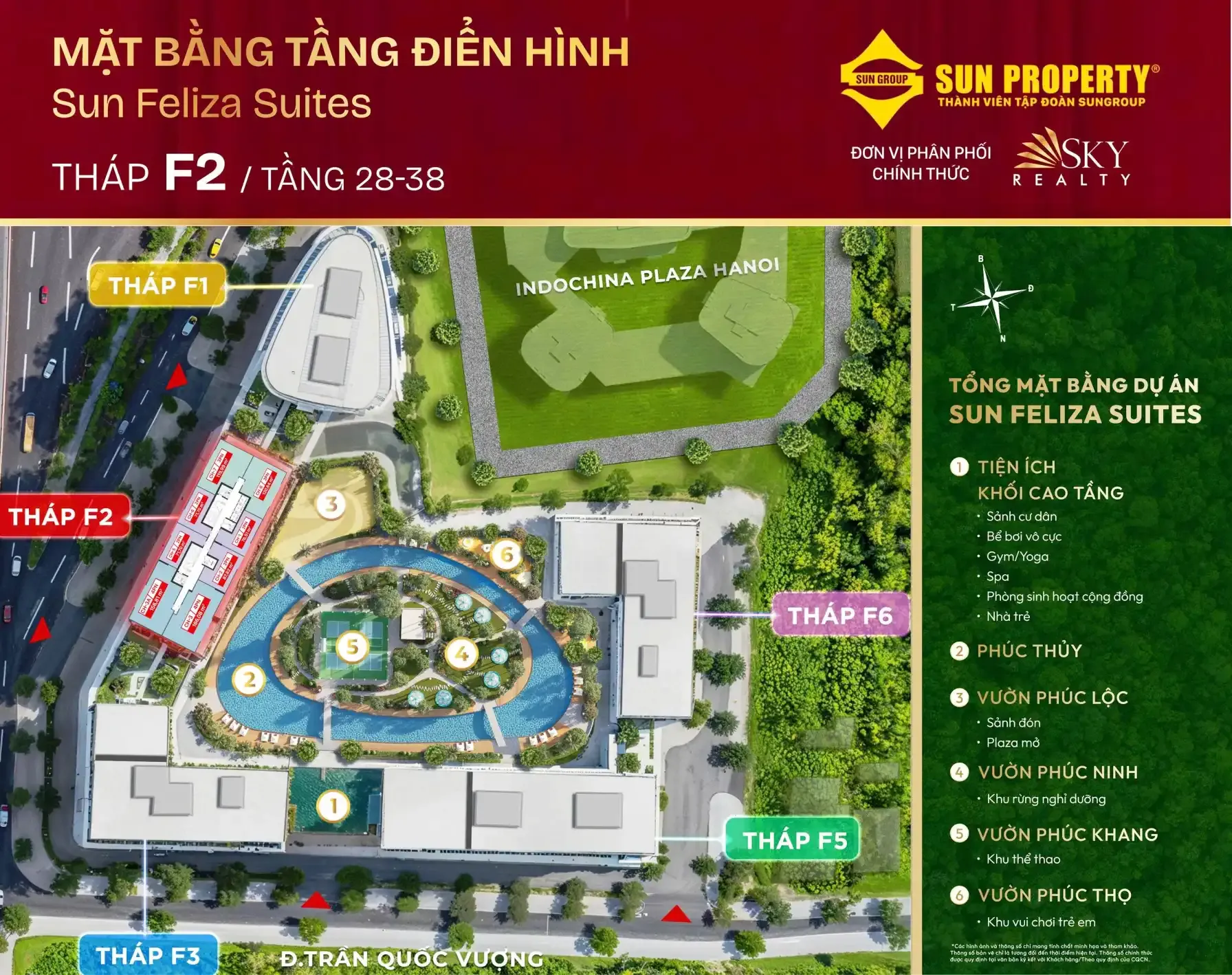 Thiết Kế Toà F2 Sun Feliza Suites