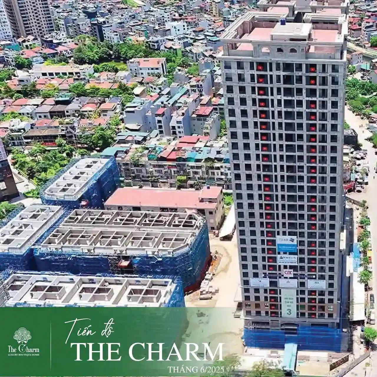 TienDo TheCharm AnHung Thang6.2025 Tiến Độ The Charm An Hưng Tháng 6/2025