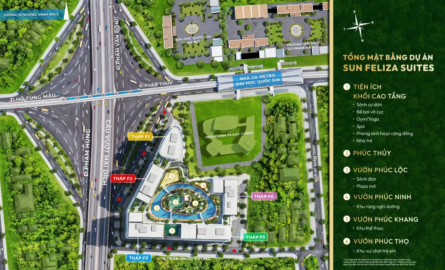 Tiện Ích Sun Feliza Suites