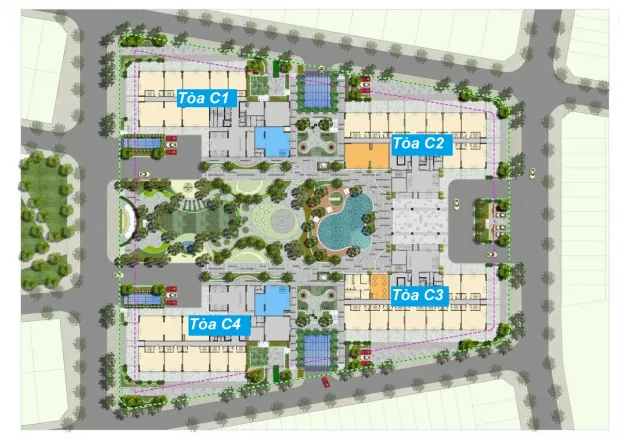 Mặt bằng thiết kế An Bình HomeLand