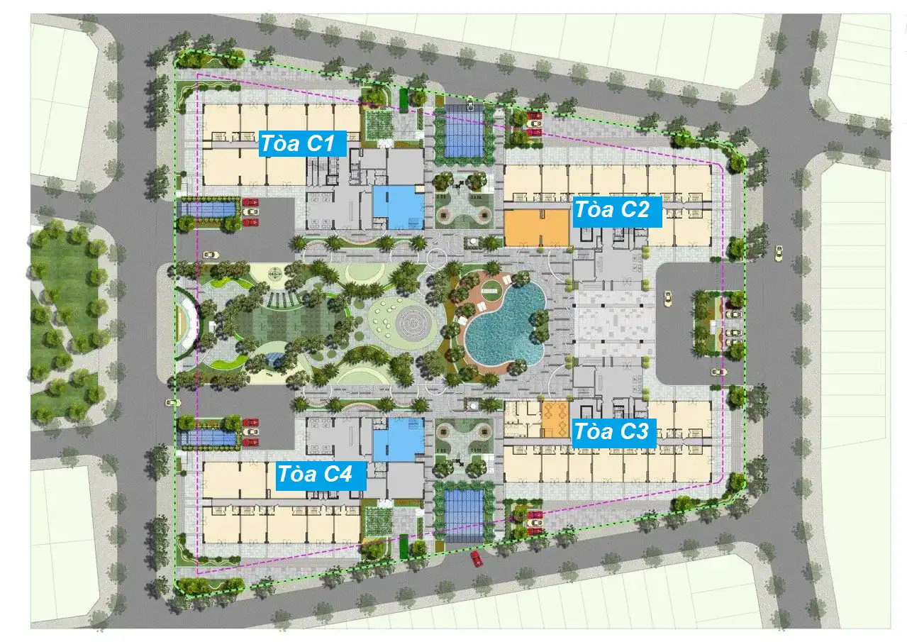 Mặt bằng thiết kế An Bình HomeLand